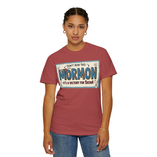 "Victory for Satan T-Shirt" Unisex Garment-Dyed T-shirt