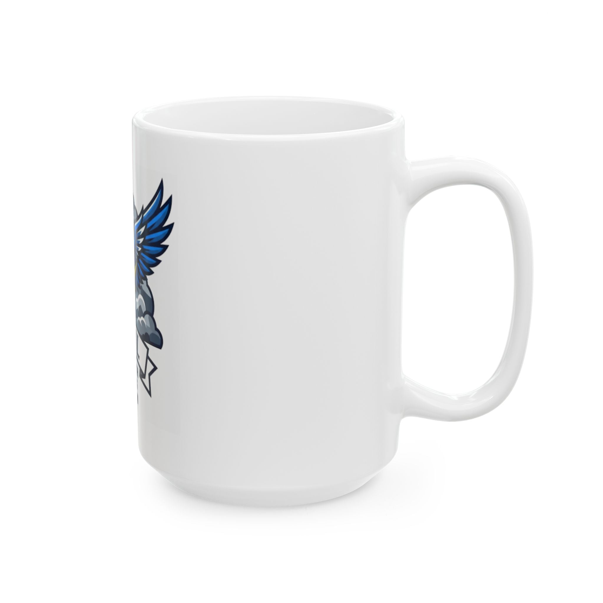 "April Legend" White Ceramic Mug