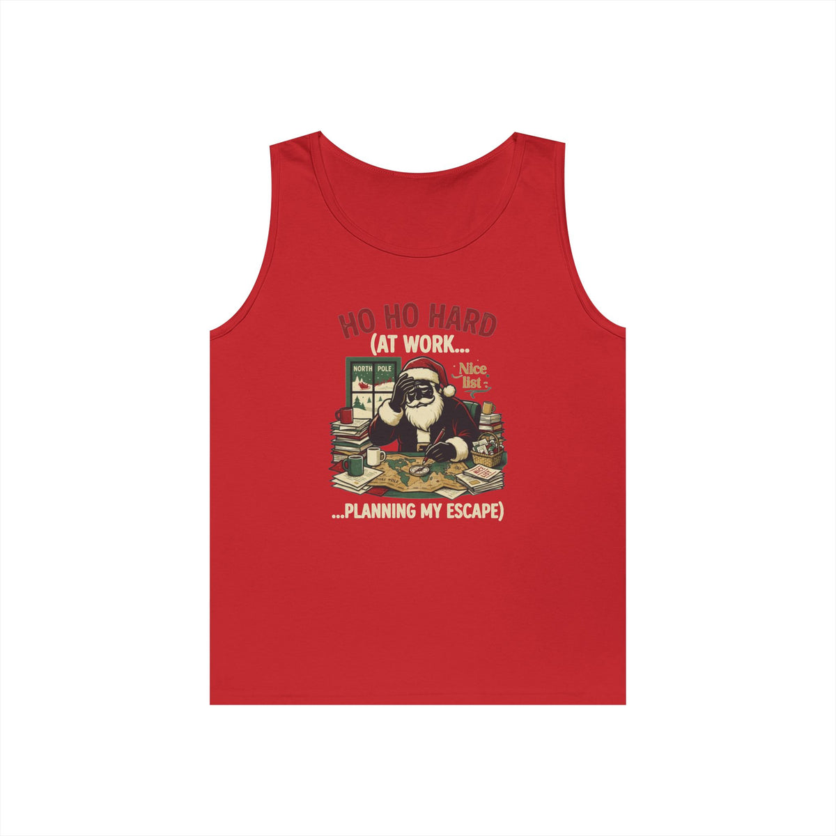 "Ho Ho Hard At Work" Tank Top