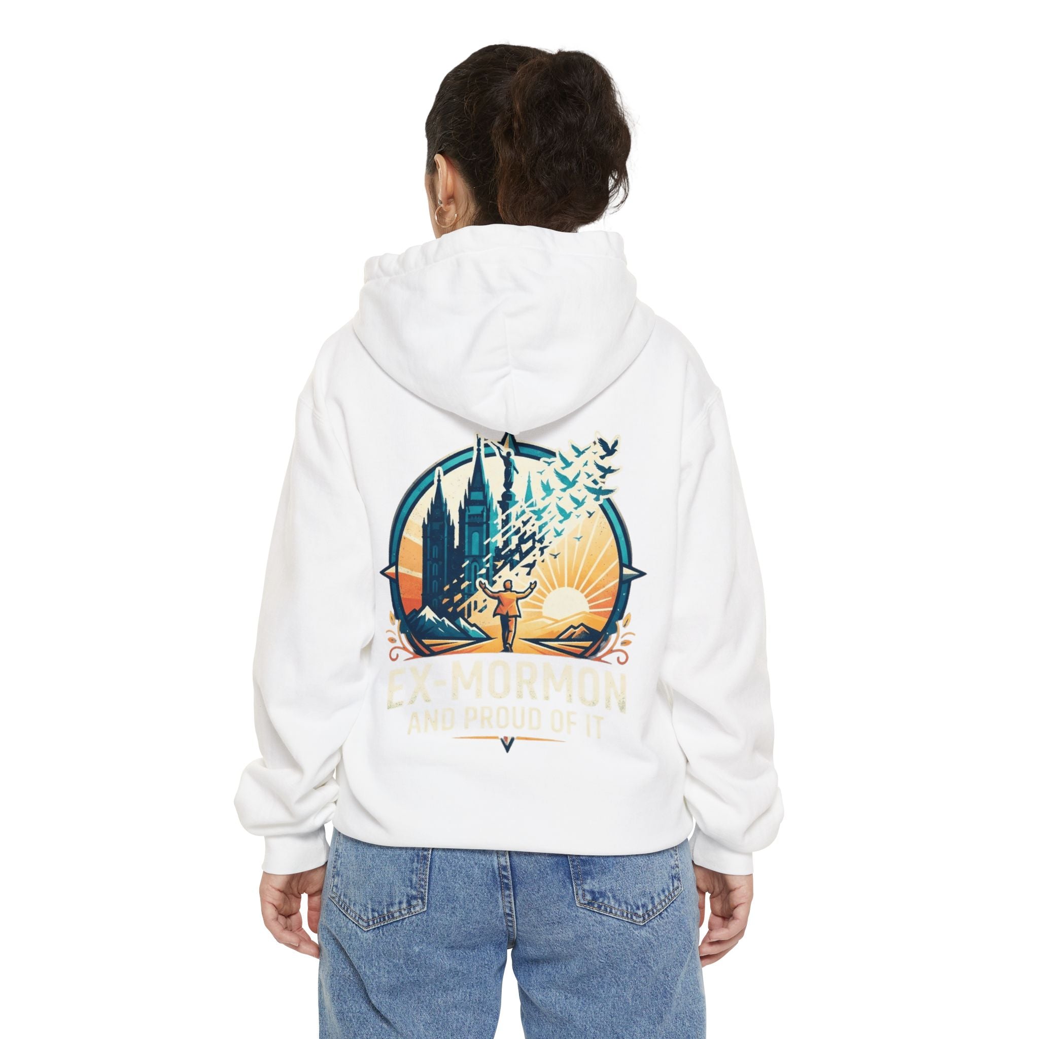 "Ex Mormon" Garment-Dyed Hoodie