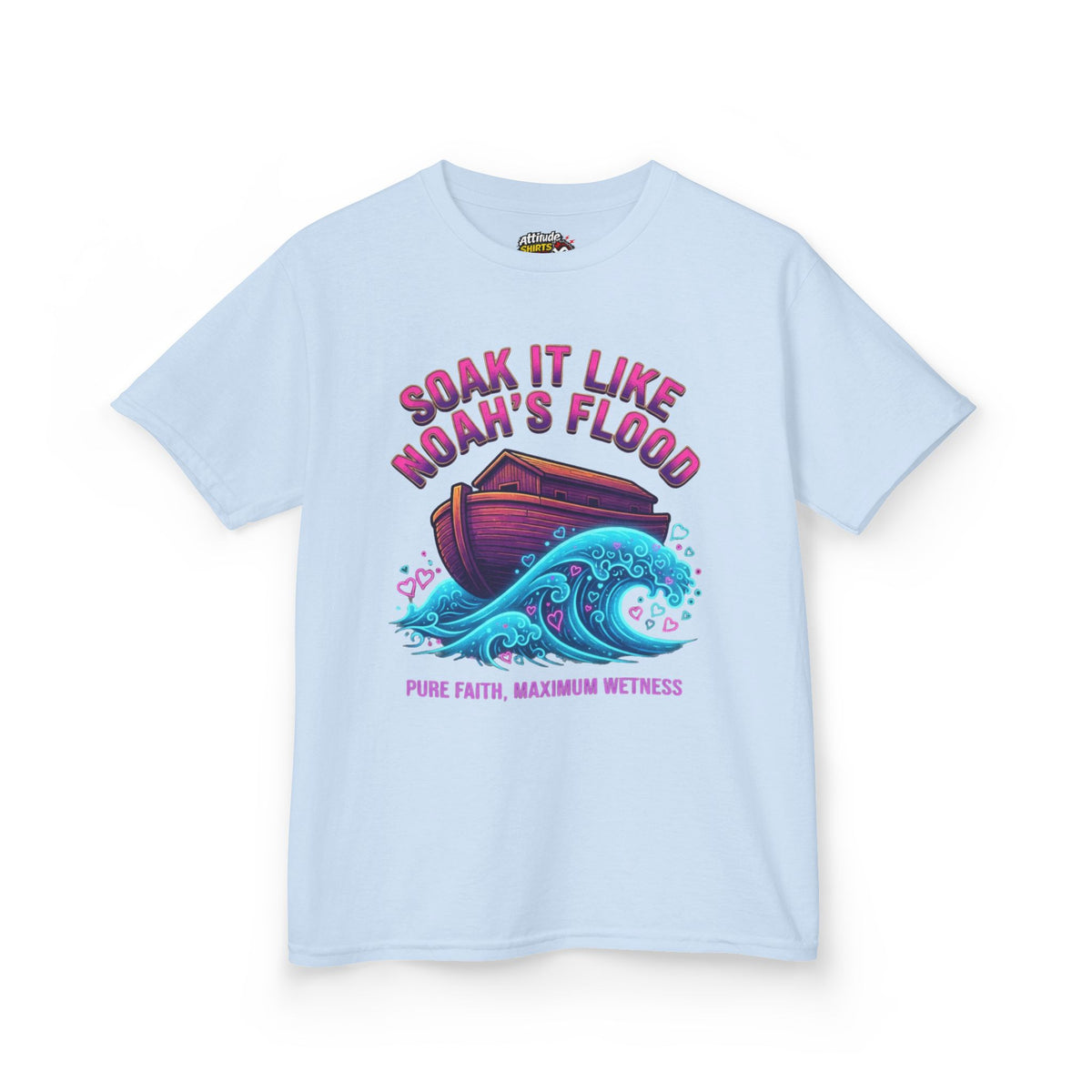 "Good Book Series Soak it Like Noah's Flood" Kids Tee