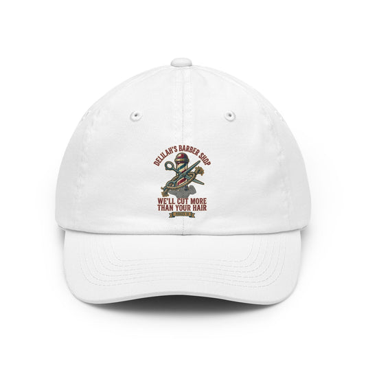 Color: White | Good Book Series Delilah's Barber Shop Dad Hat