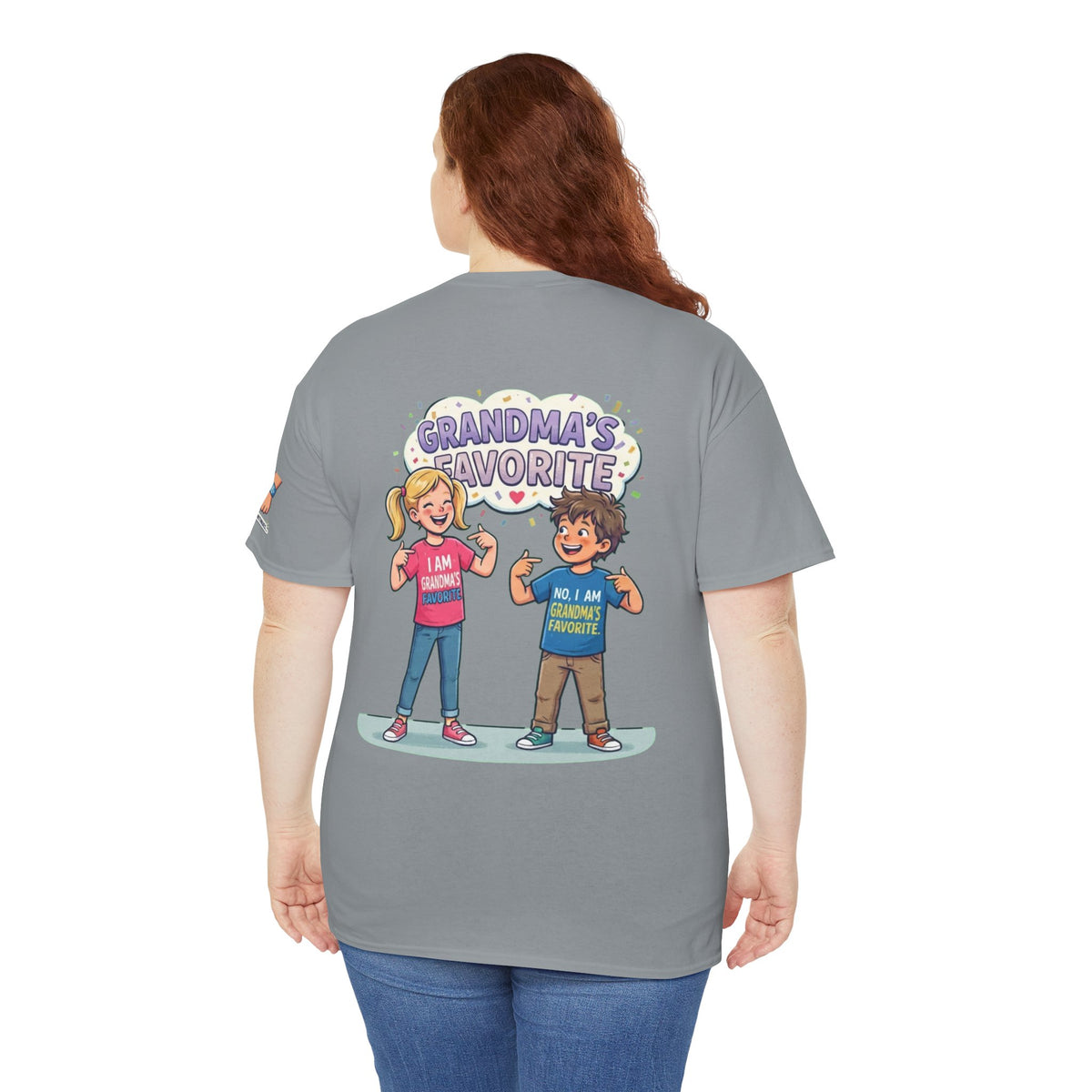 Color: Gravel | Grandma's Favorite Premium Graphic Tee