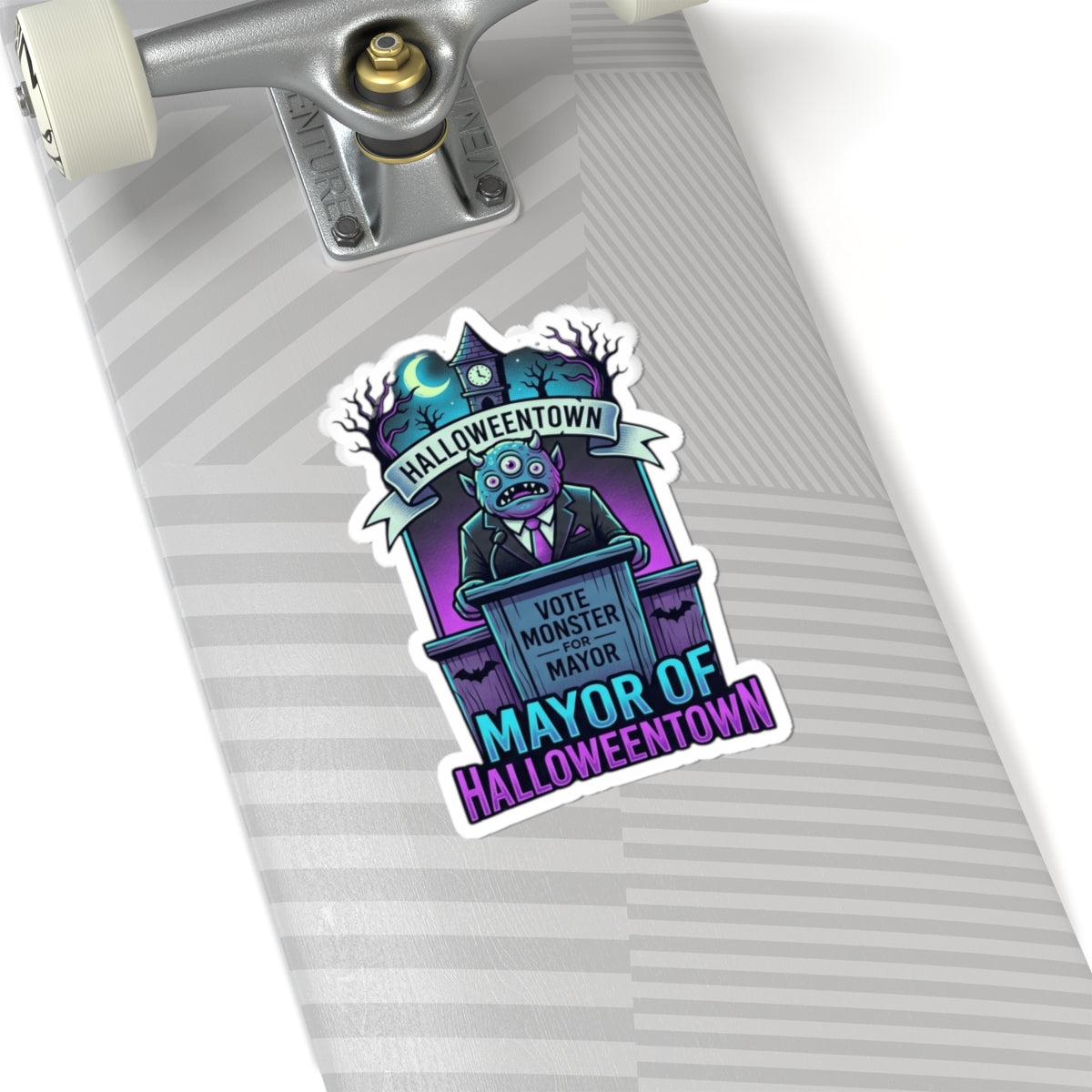 "Mayor Of Halloweentown" Sticker — Main