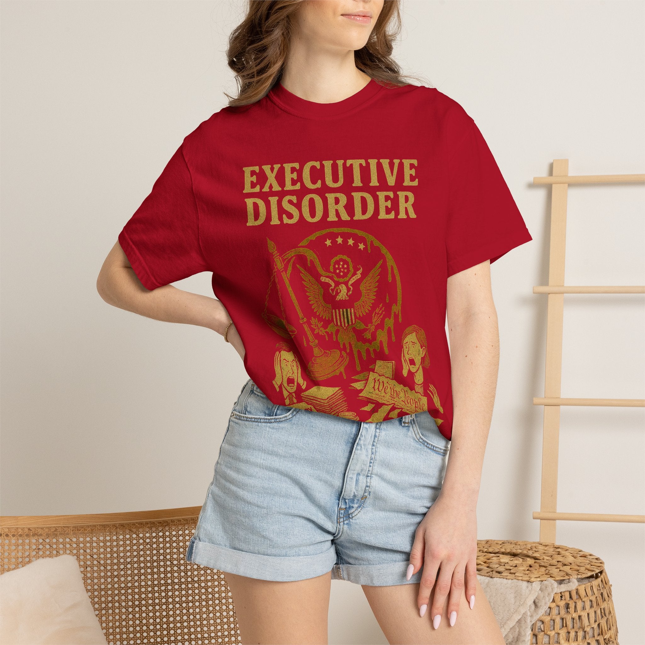"Executive Disorder" Unisex Garment-Dyed T-shirt