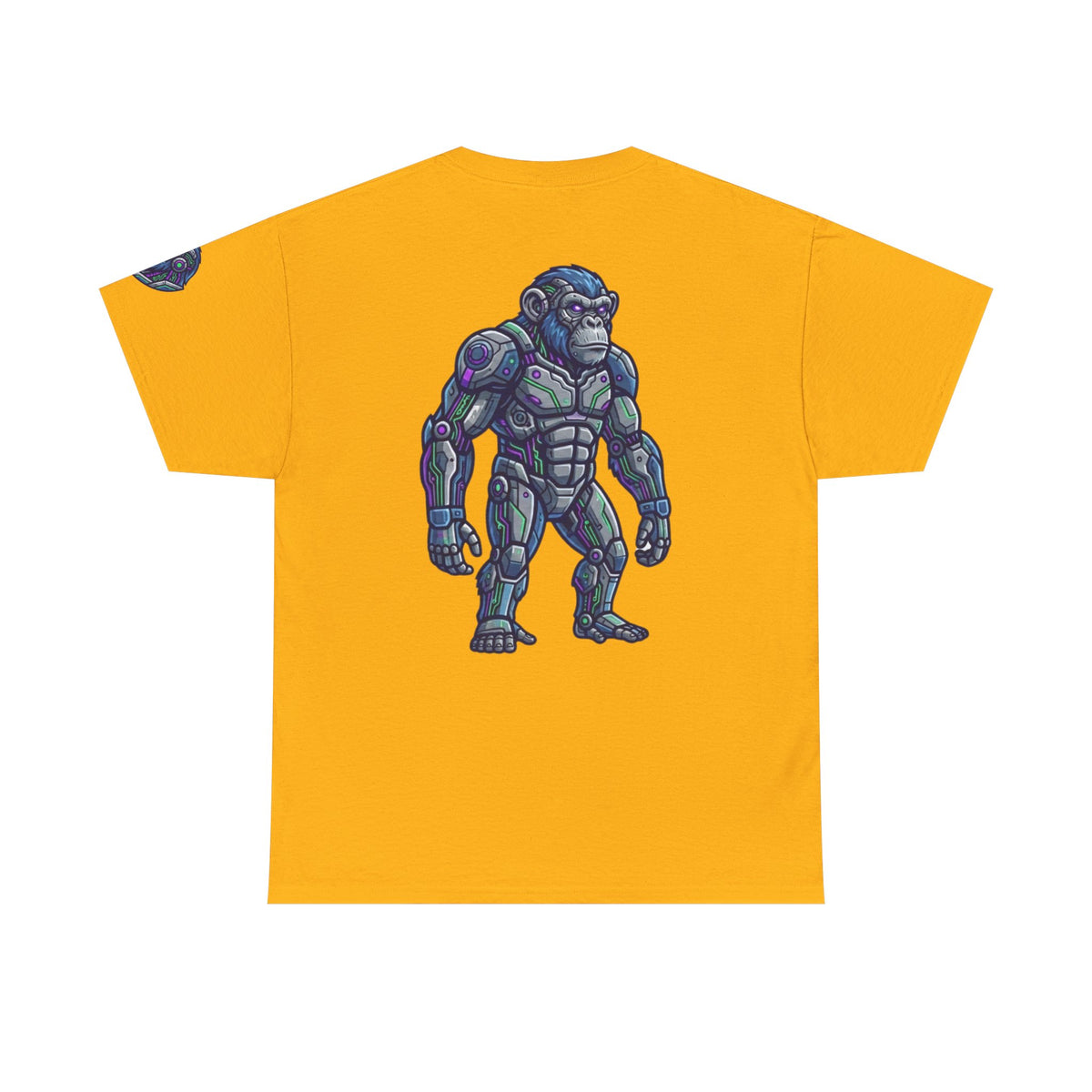 Color: Gold | Cyber Chimp Premium Graphic Tee