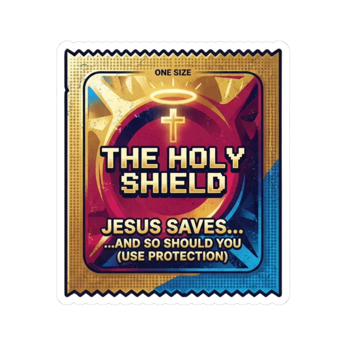 "Good Book Series The Holy Shield" Sticker — Main