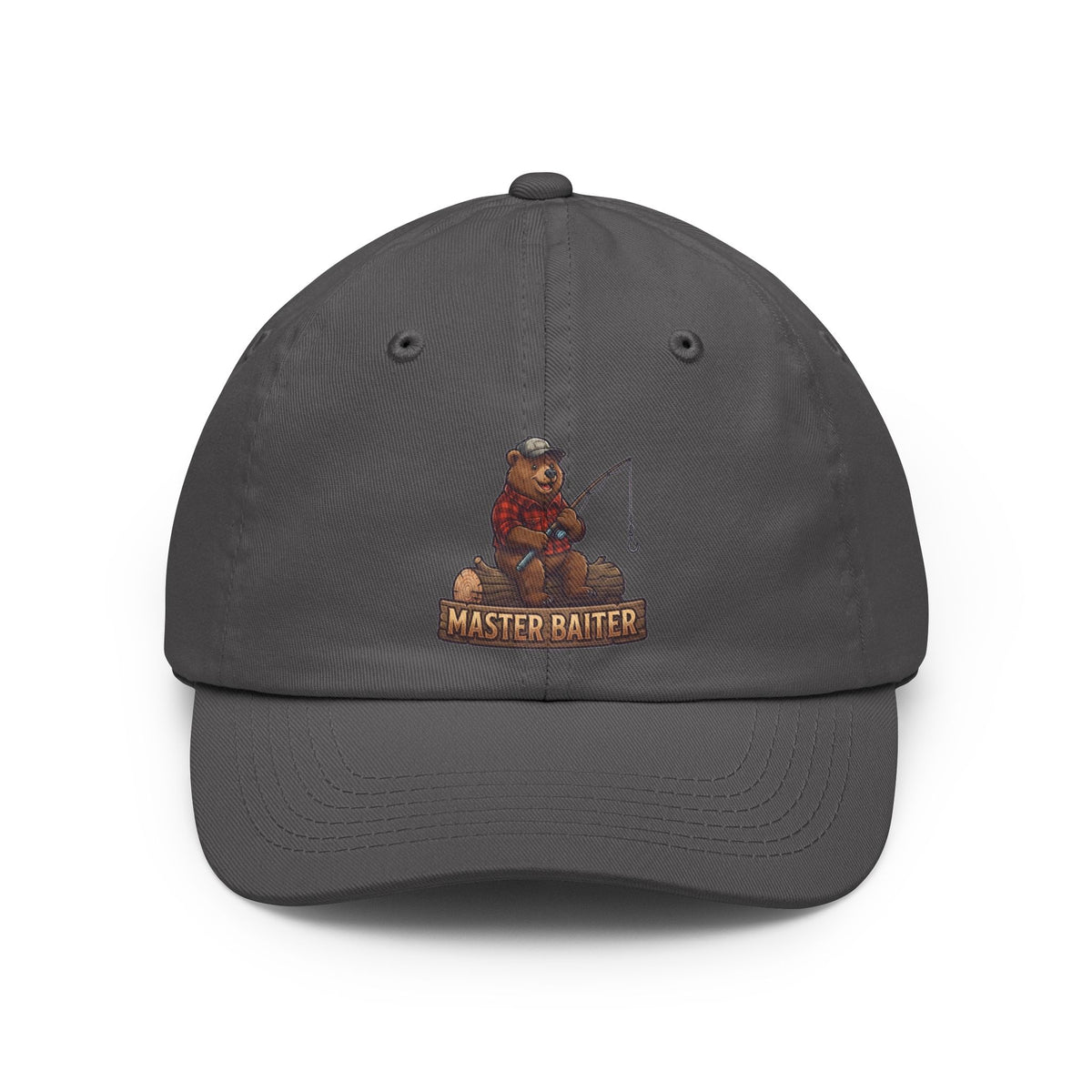 Color: Charcoal | Bear Master Baiter Dad Hat