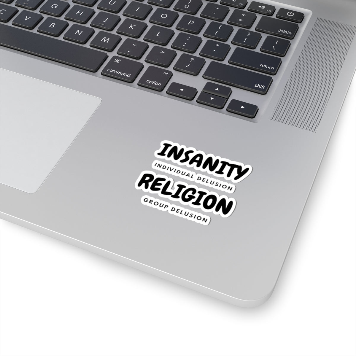 "Insanity Religion" Sticker — Main