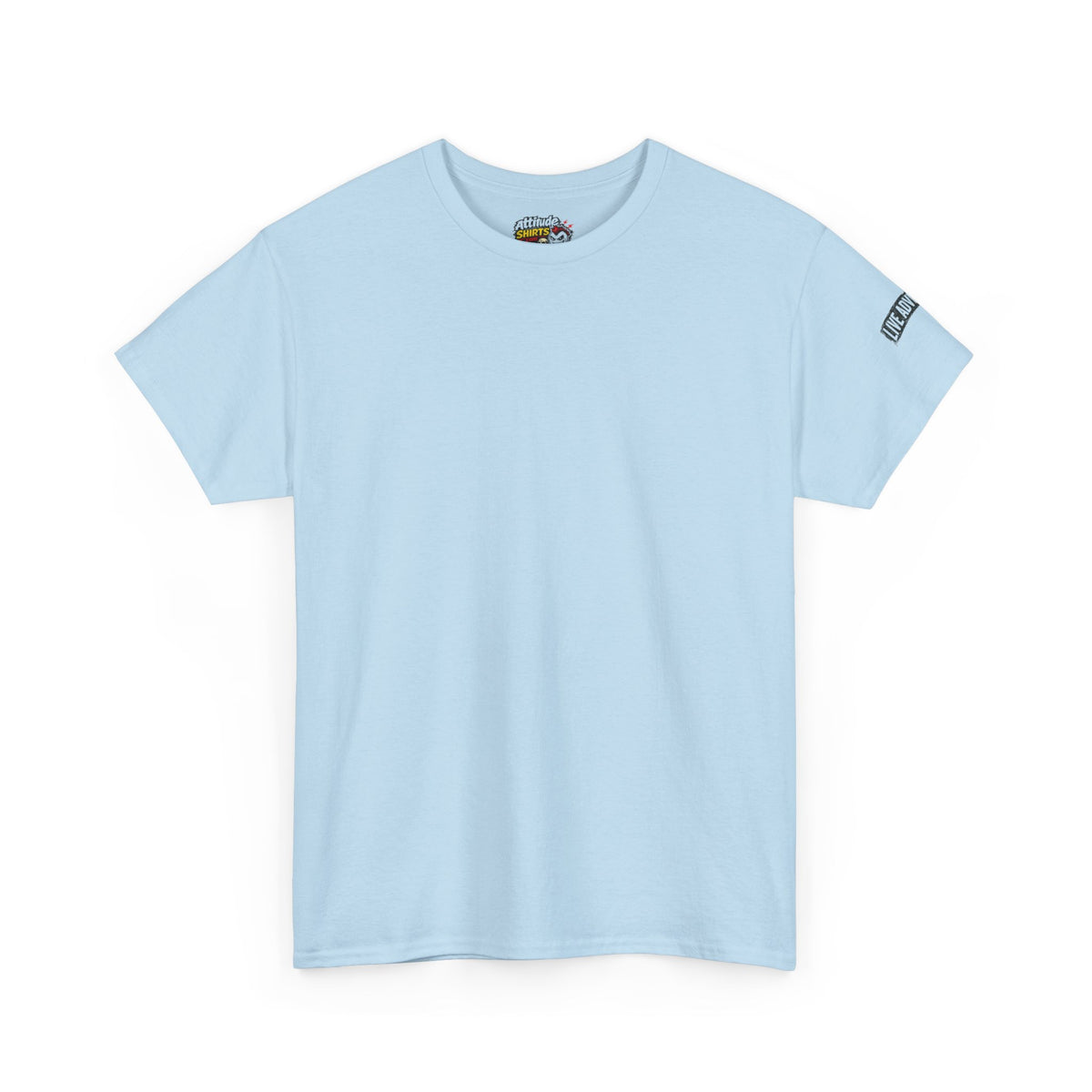 Color: Light Blue | Live Adventure - Surf Premium Graphic Tee