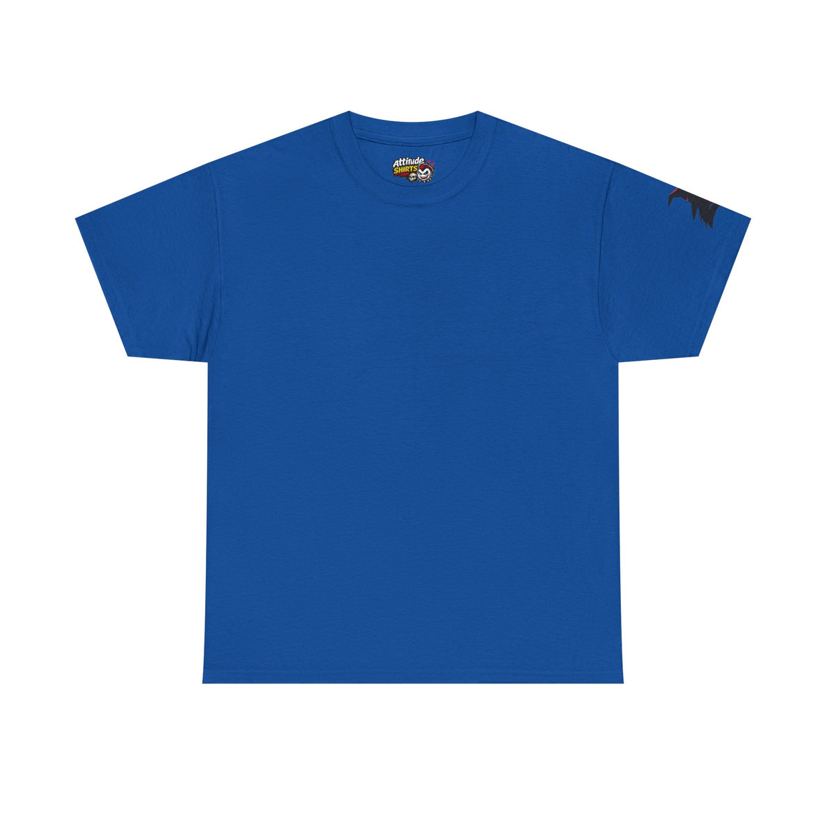 Color: Royal | Witch With Raven Shadow Premium Graphic Tee