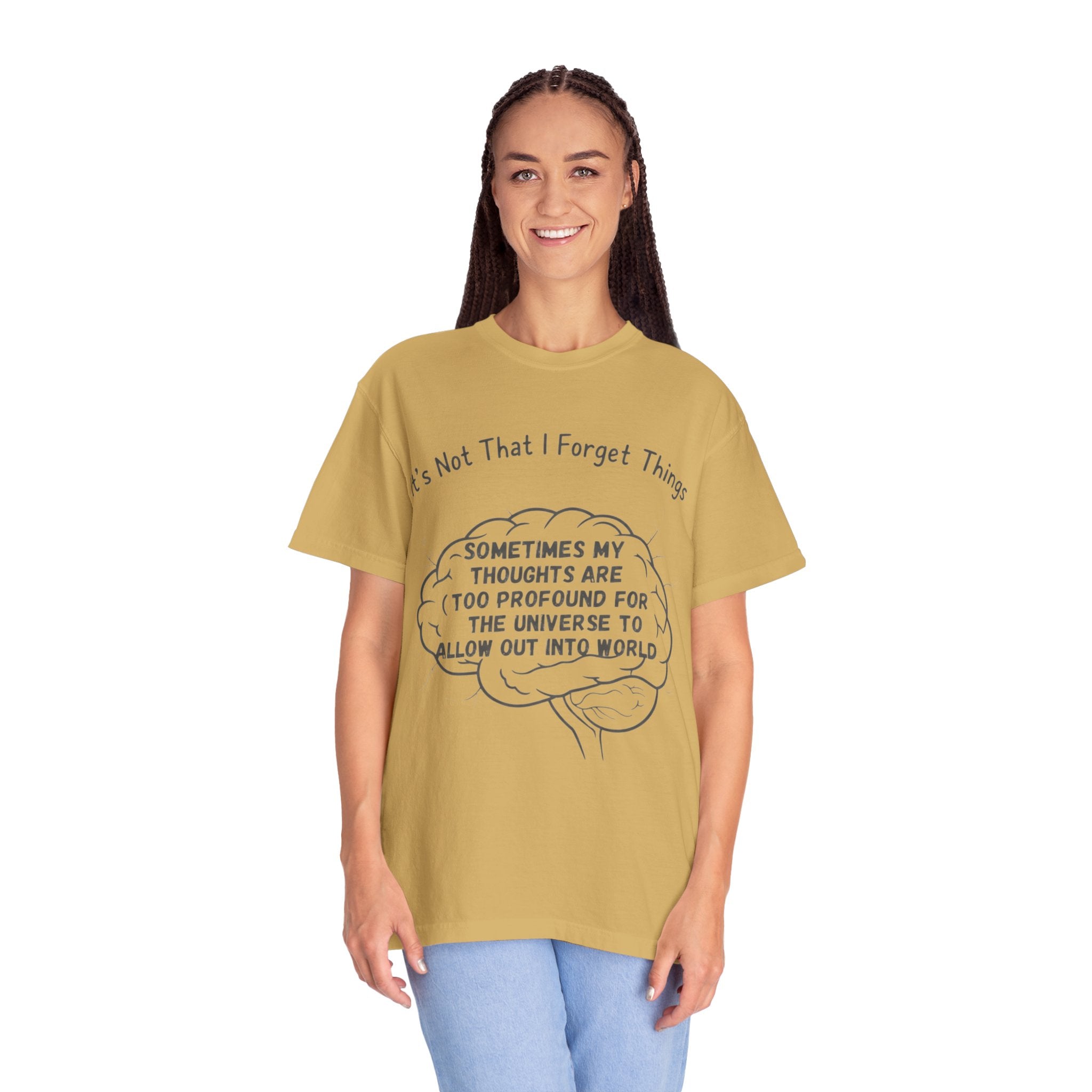 "Profound Thoughts 3" Unisex Garment-Dyed T-shirt