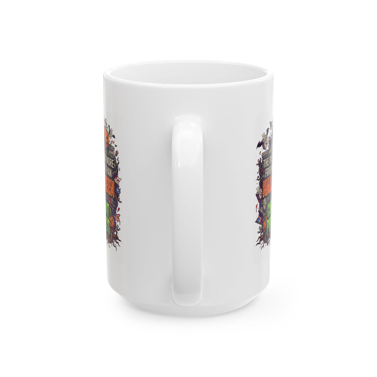 "Current Politics" White Ceramic Mug