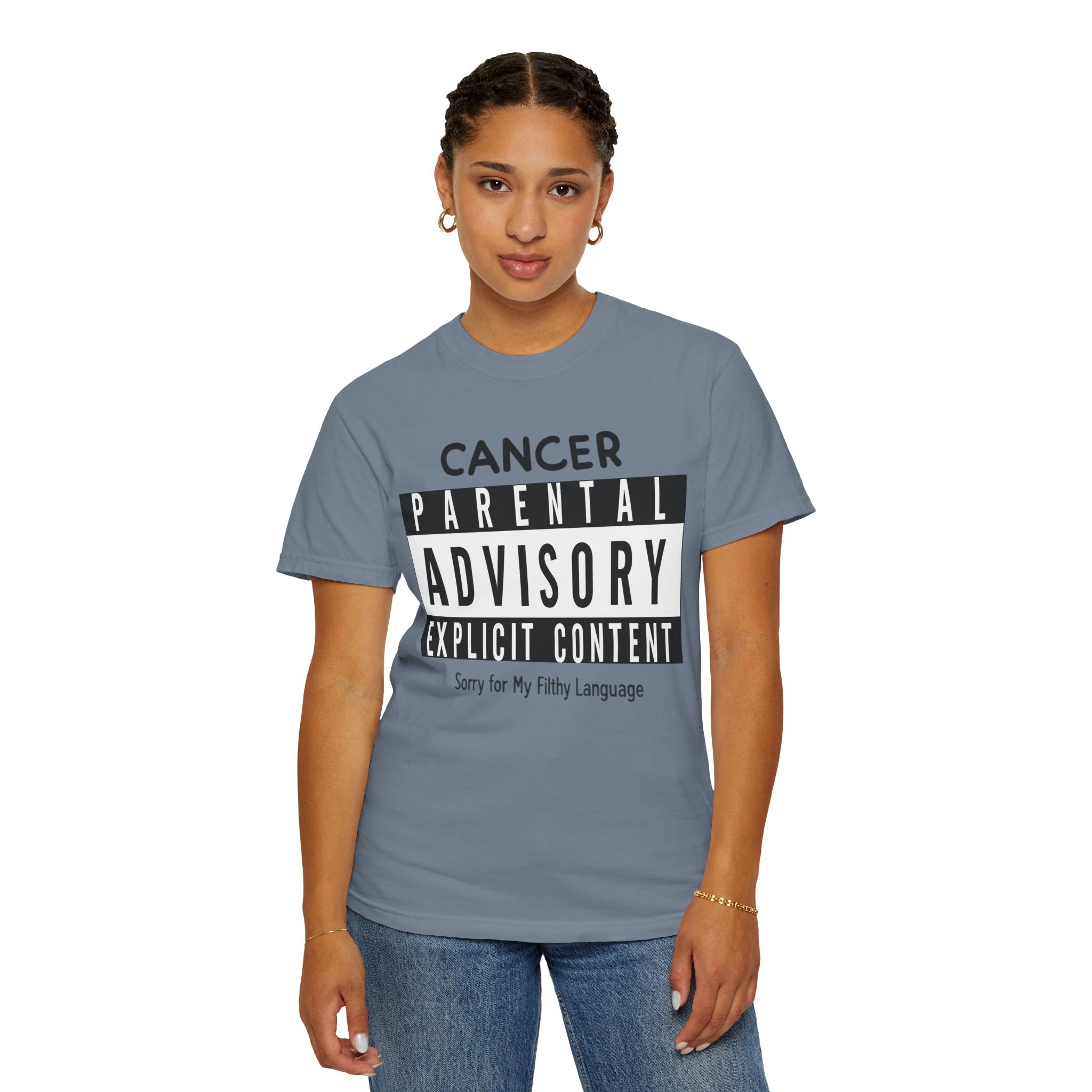 "Sorry For My Filthy Language" Unisex Garment-Dyed T-shirt