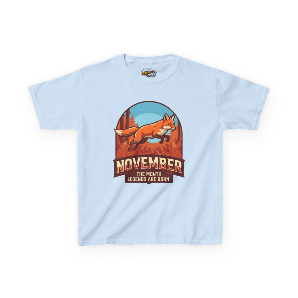 Color: Light Blue | November Legend Kids Tee