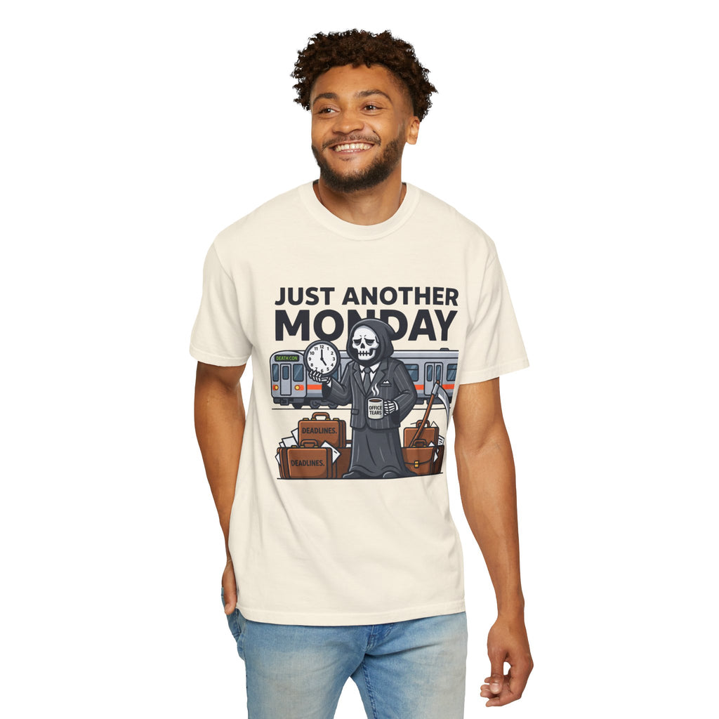 "Just Another Monday" Unisex Garment-Dyed Tee