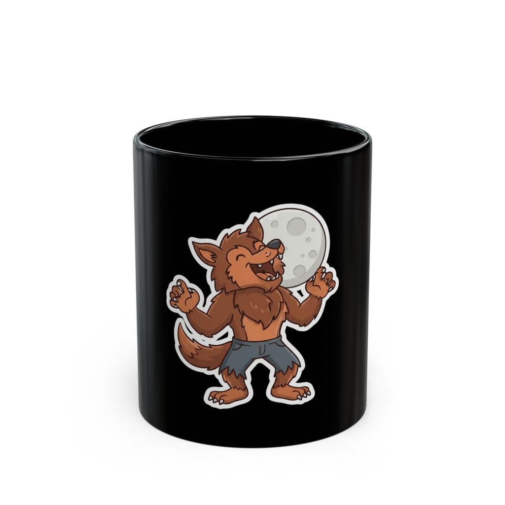 "Werewolf" Black Ceramic Mug