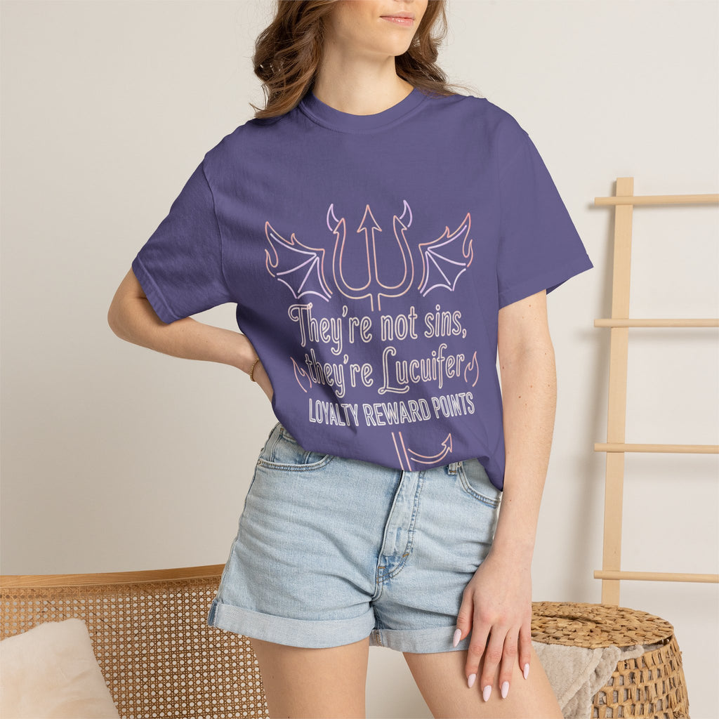 "Infernal Rewards Program" Unisex Garment-Dyed T-shirt