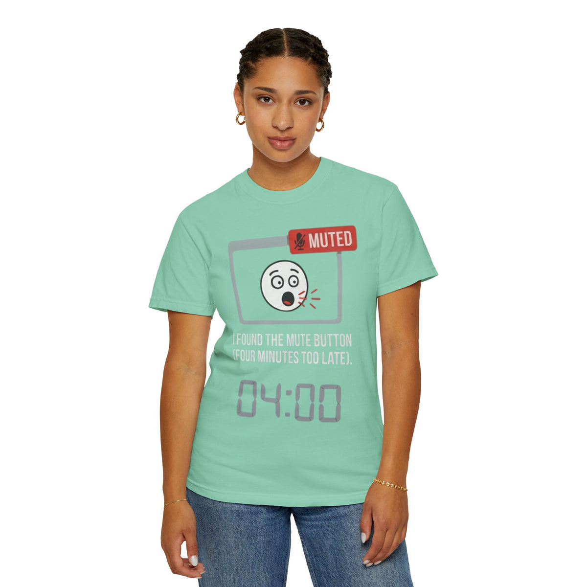 "I Found The Mute" Unisex Garment-Dyed Tee
