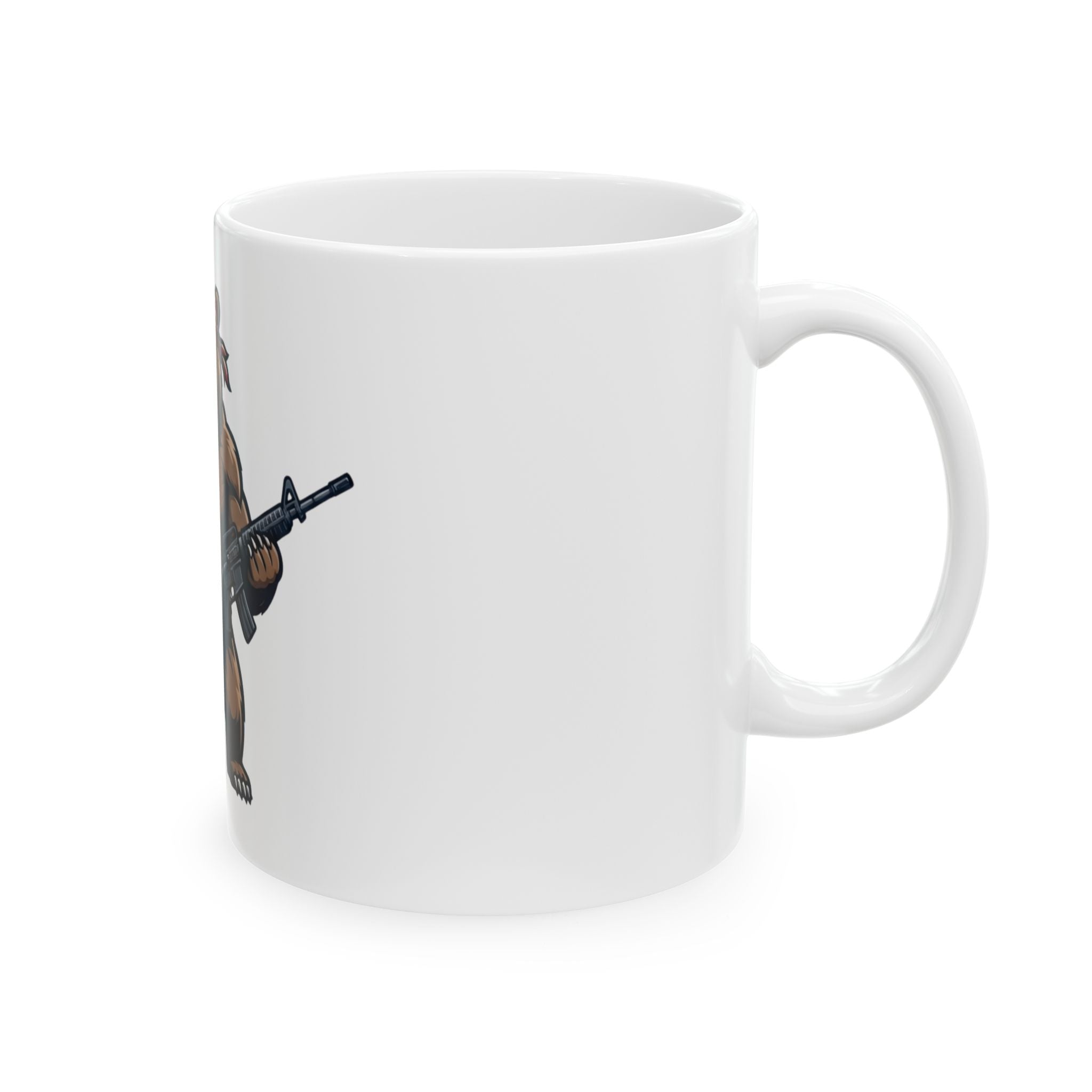 "Right to Arm Bears" White Ceramic Mug — Graphic