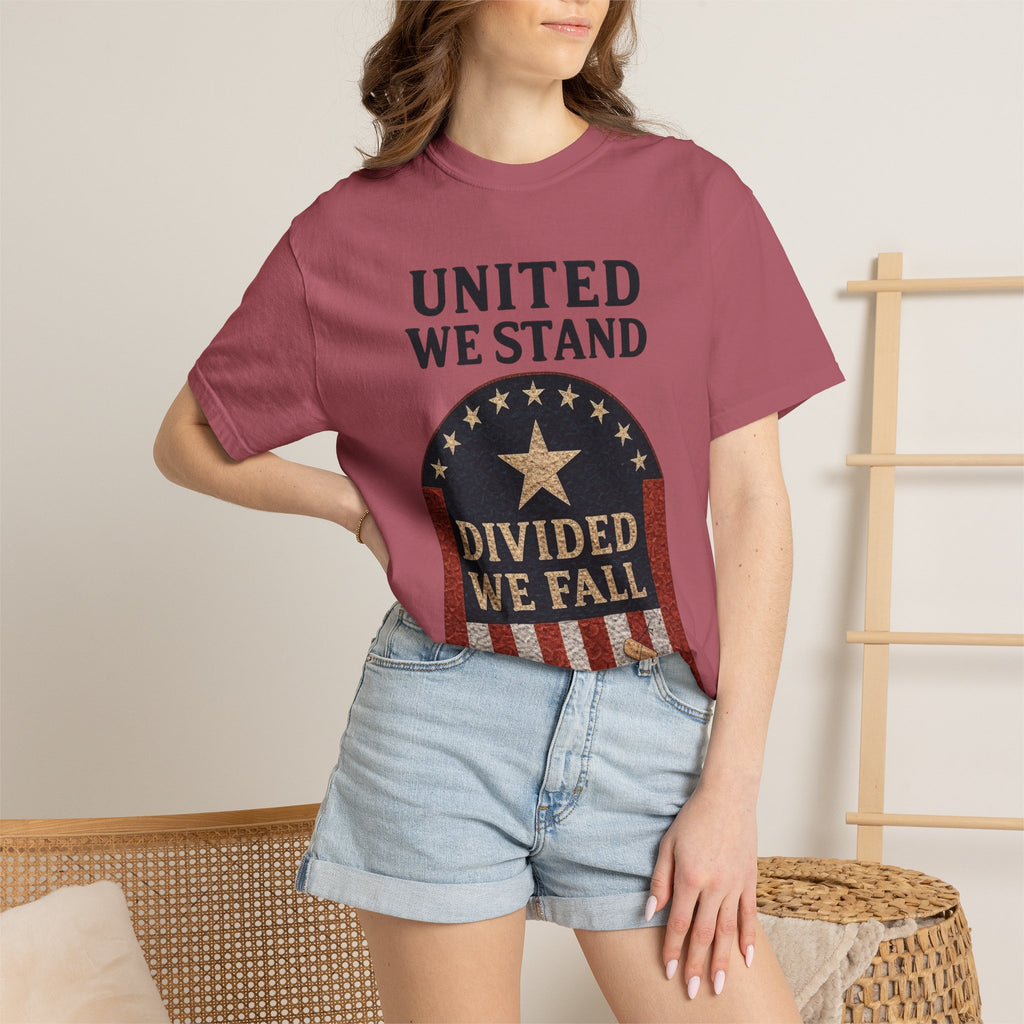 "UNITED WE STAND" Unisex Garment-Dyed T-shirt