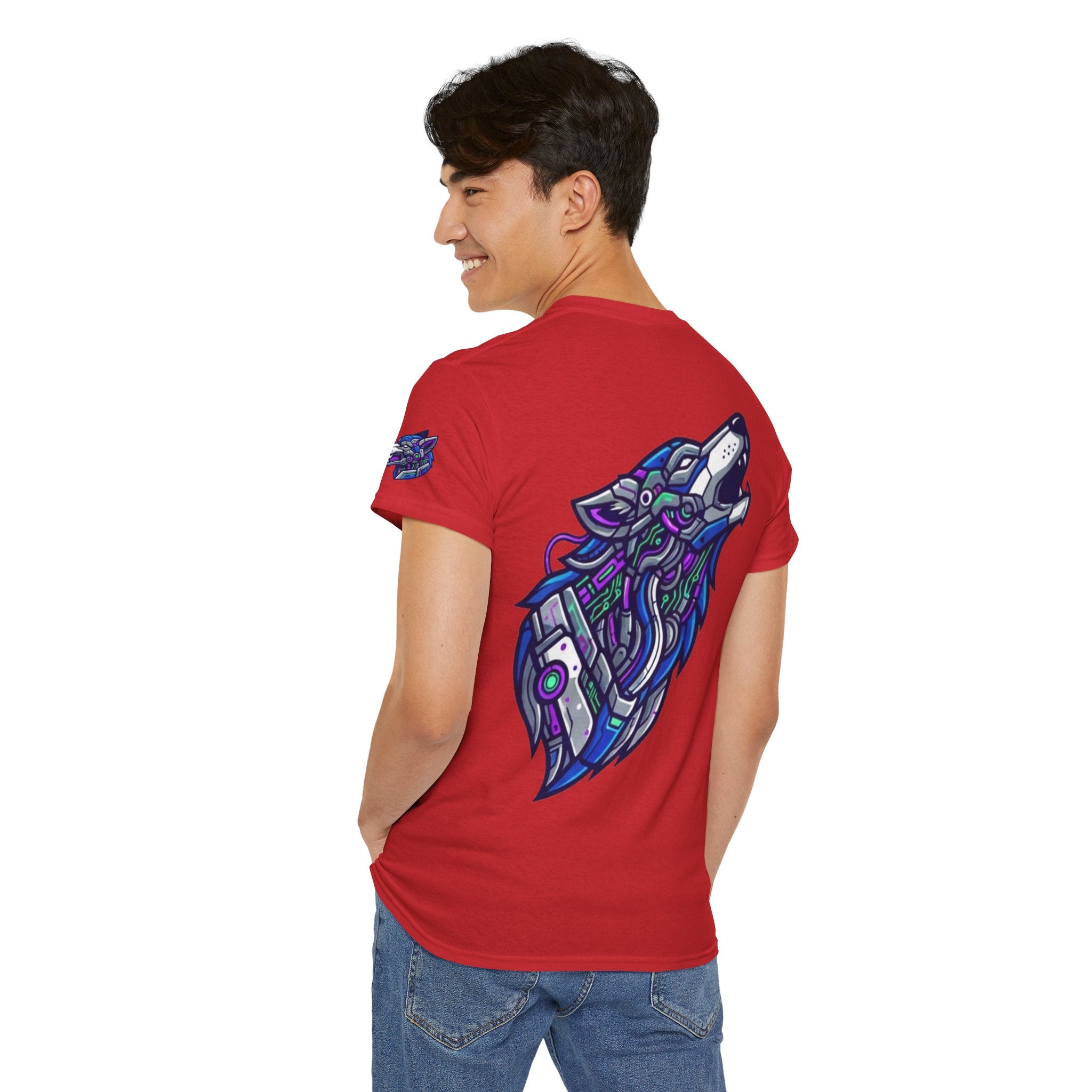 "Cyber Wolf" Premium Graphic Tee