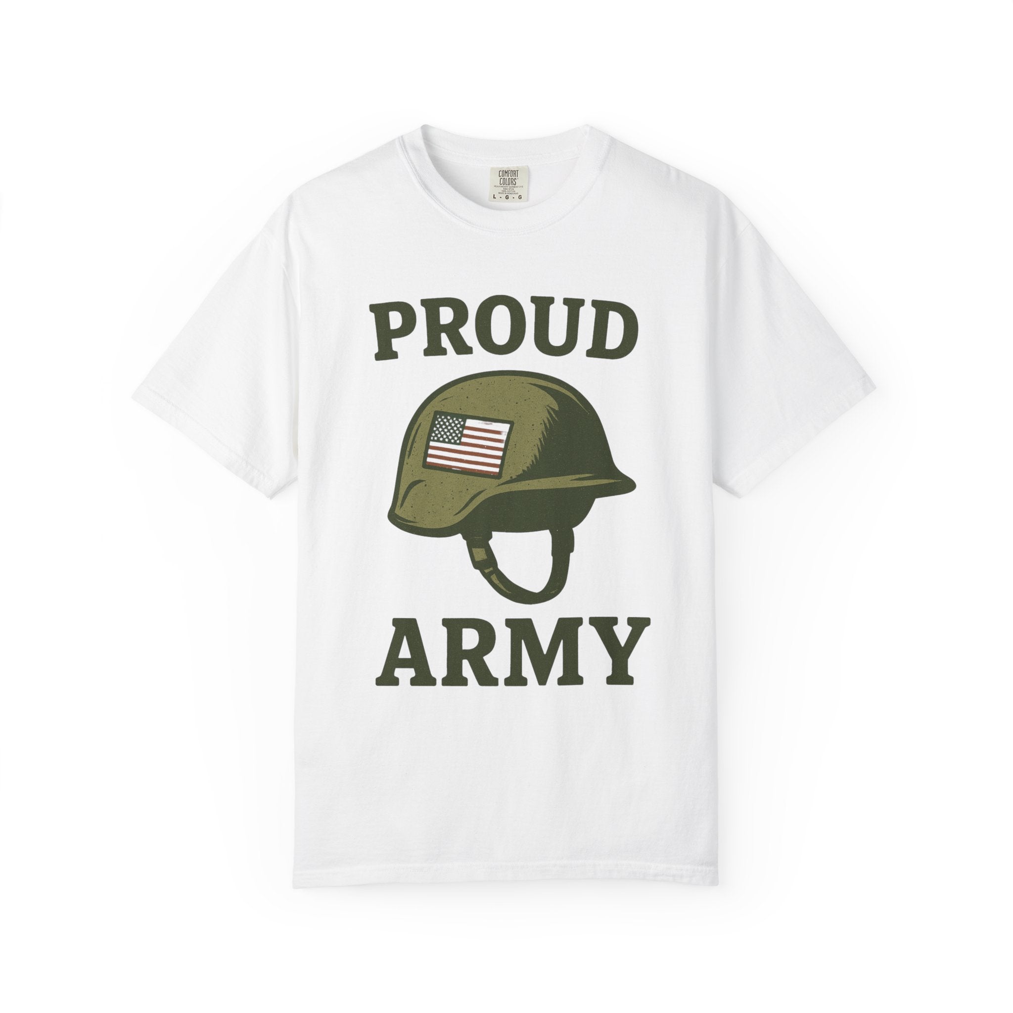 "Proud Army" Unisex Garment-Dyed T-shirt