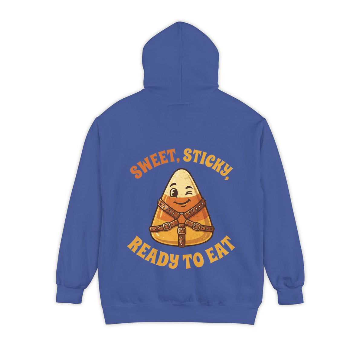 Color: Flo Blue | Sweet Sticky Ready to Eat Garment-Dyed Hoodie