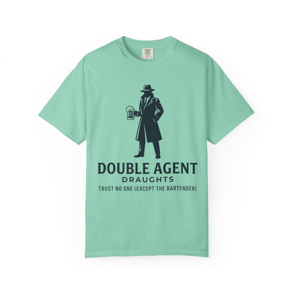 Color: Island Reef | Double Agent Draughts Unisex Garment-Dyed Tee