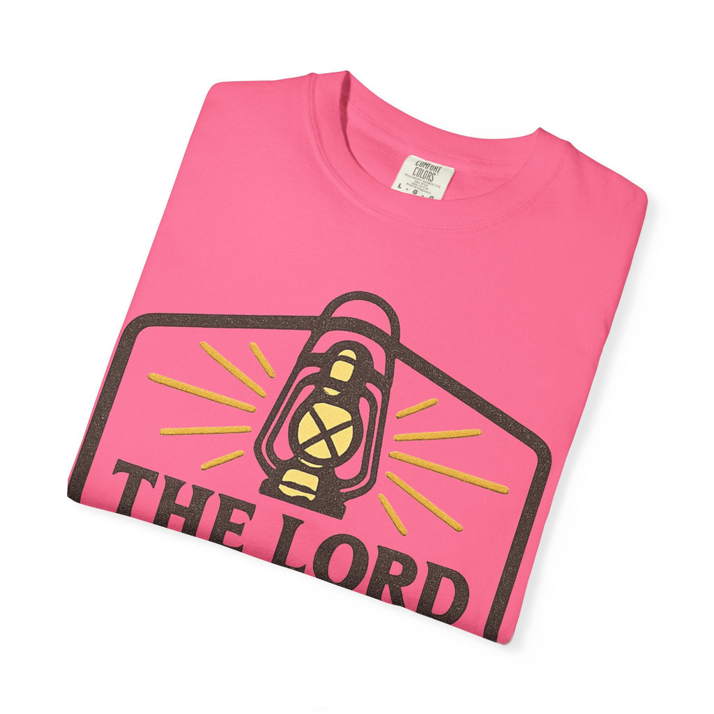 "The Lord is My Light" Unisex Garment-Dyed T-shirt