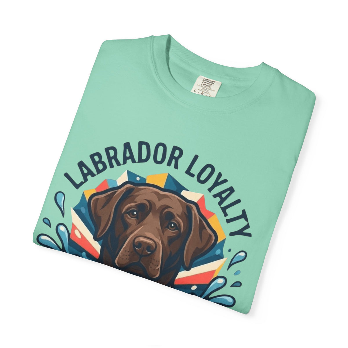 Labrador Loyalty Swim Fetch Unisex Garment-Dyed Tee
