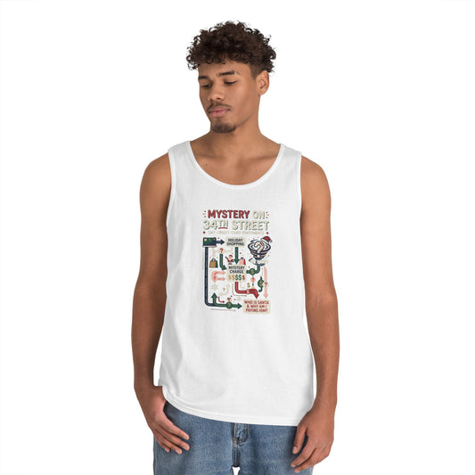 Color: White | Mystery On 34th Street Tank Top