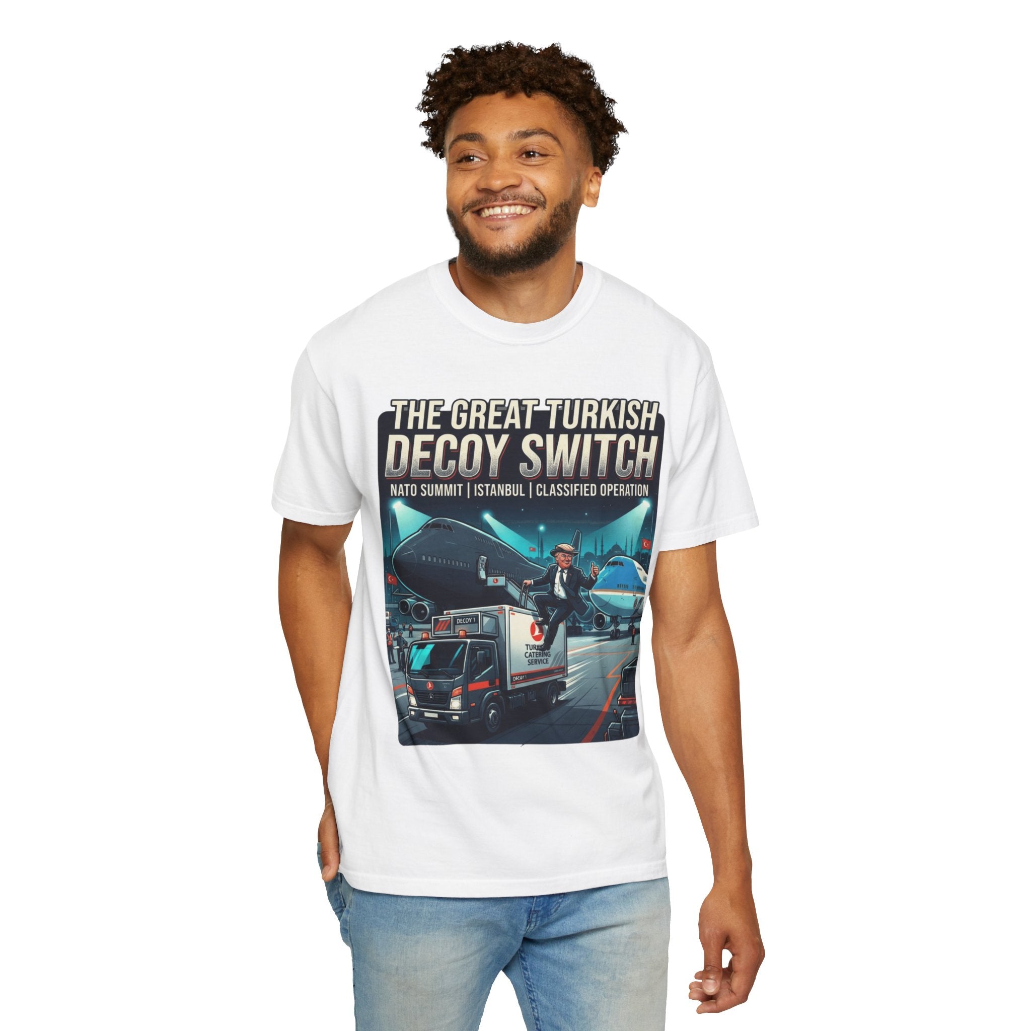 "Decoy Switch" Unisex Garment-Dyed Tee