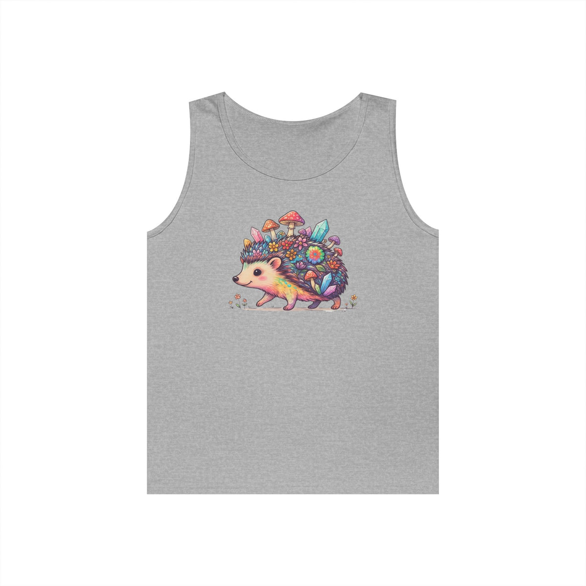 Color: Sport Grey | Hippy Hedgehog Tank Top