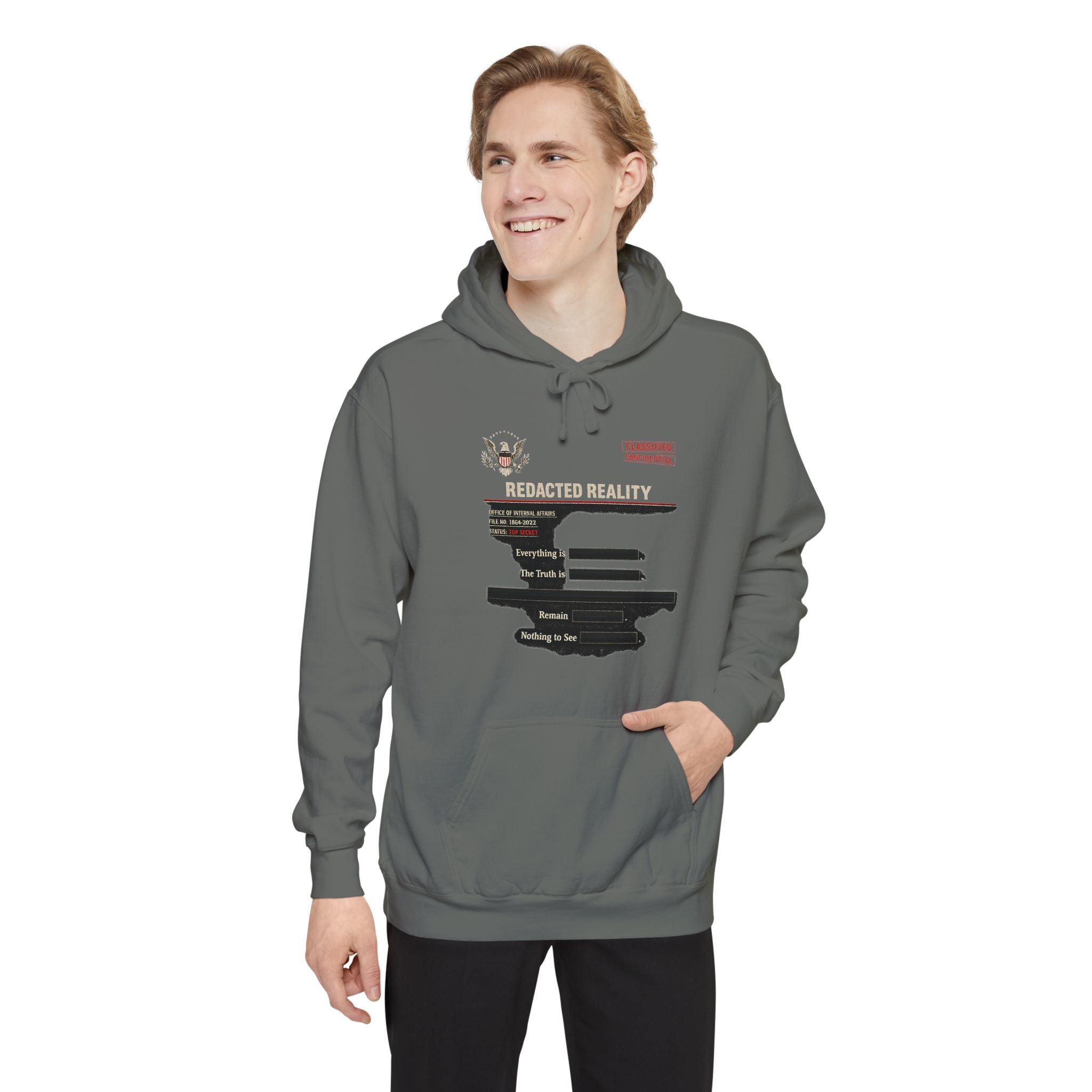 Unfiltered & Unapologetic | Garment-Dyed Hoodie — AttitudeShirts