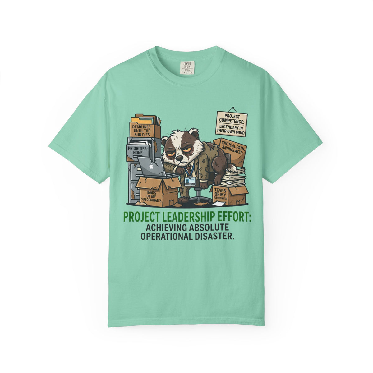 Color: Island Reef | Project Leader Unisex Garment-Dyed Tee