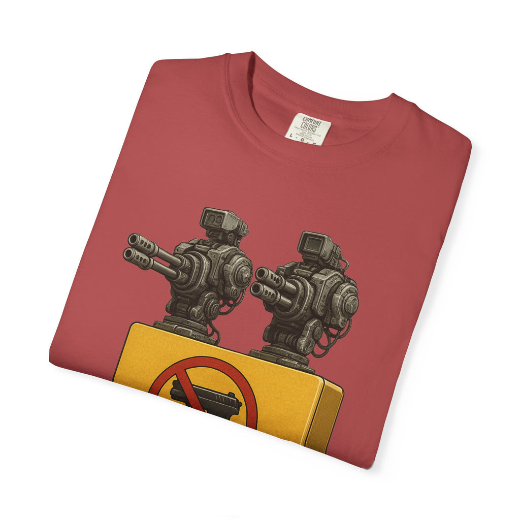 "Gun Free Zone: Unisex Garment-Dyed T-shirt