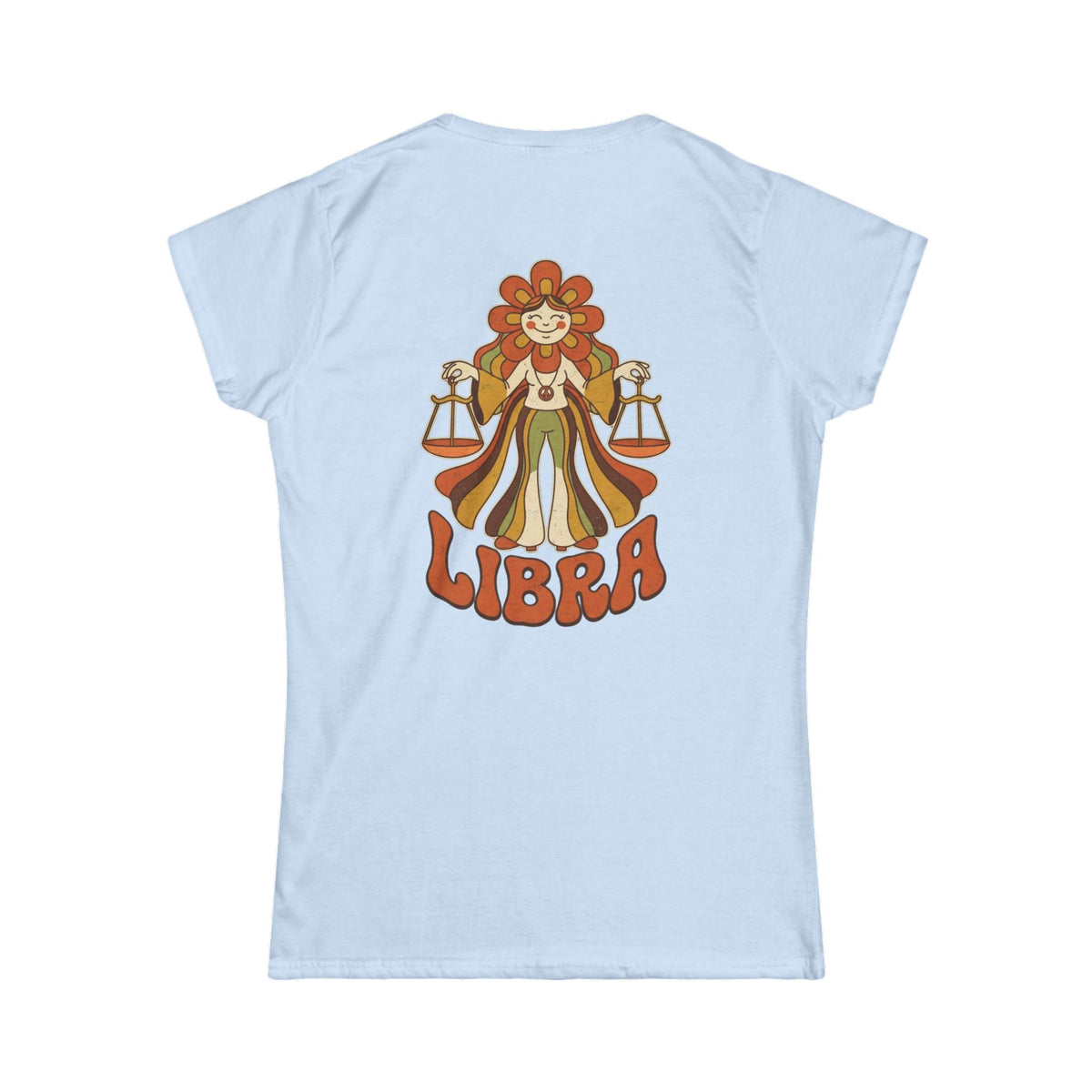 "Retro Mascot Groovy Libra" Women's Tee