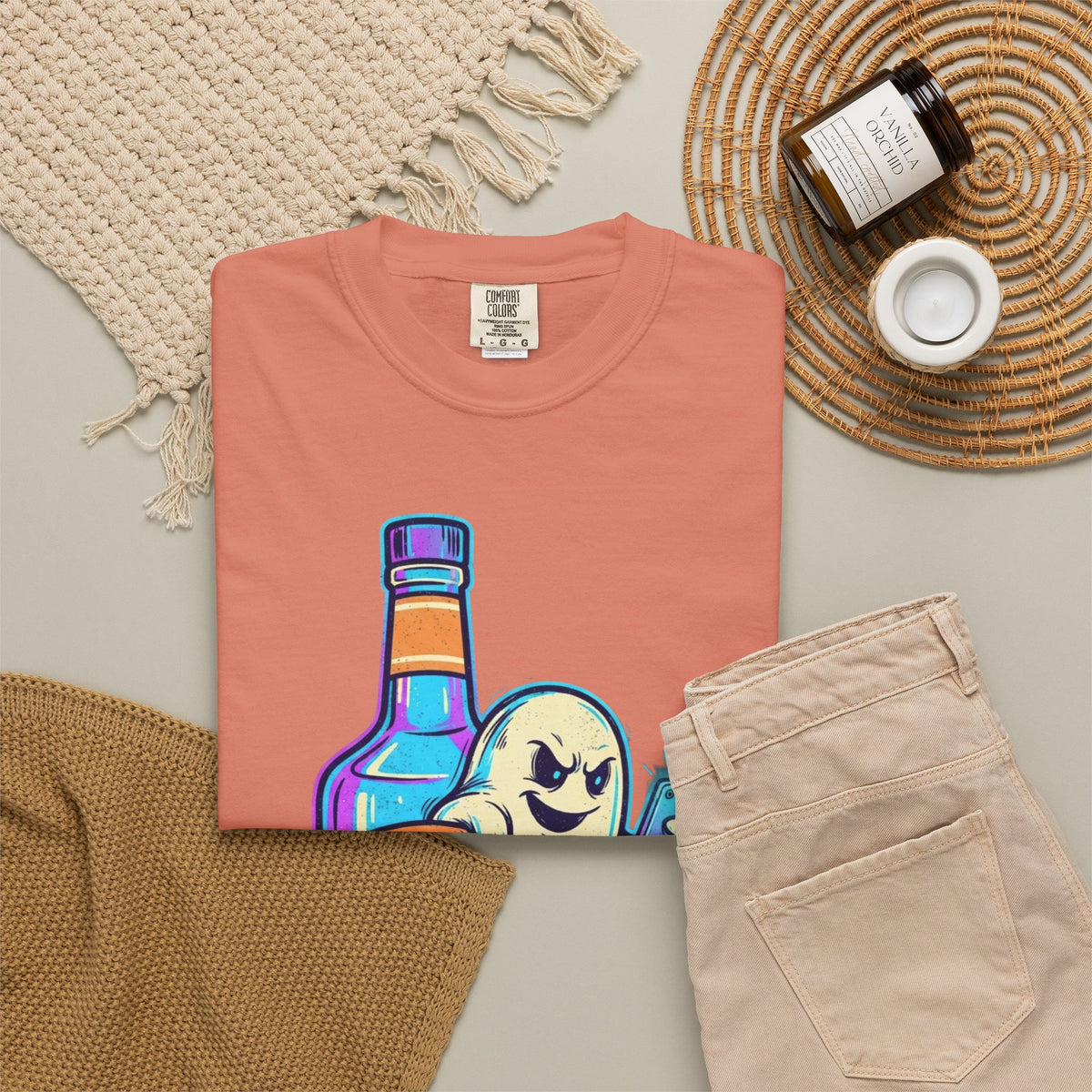 Ghosting Unisex Garment-Dyed Tee
