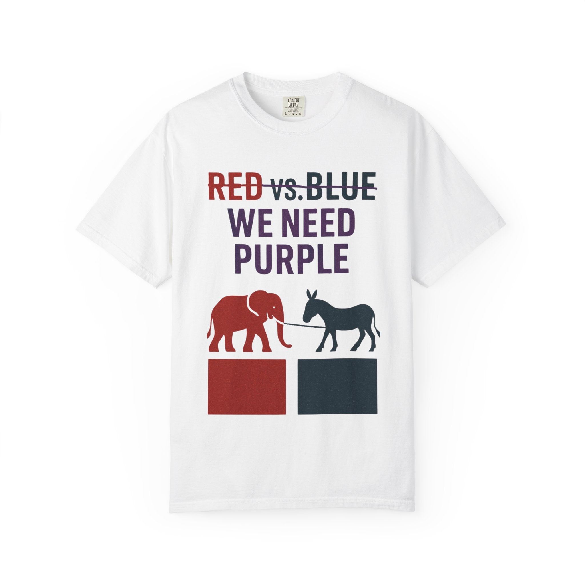 "he Lesser Evil Election" Unisex Garment-Dyed T-shirt