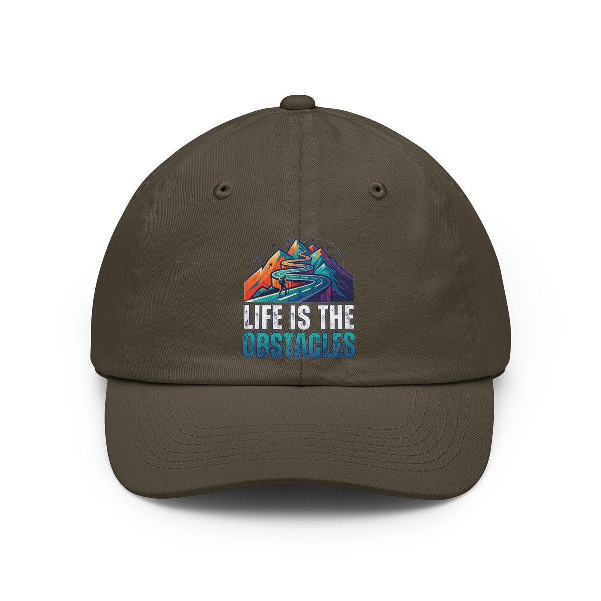 Color: Olive | Life Is The Obstacles Dad Hat