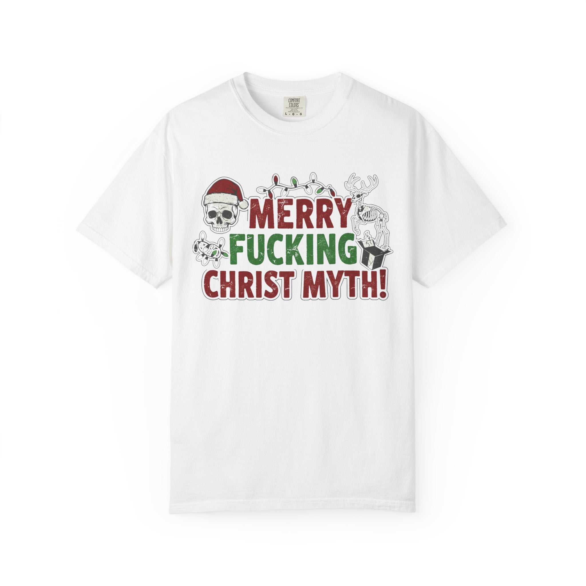 "MF Christ Myth" Unisex Garment-Dyed T-shirt