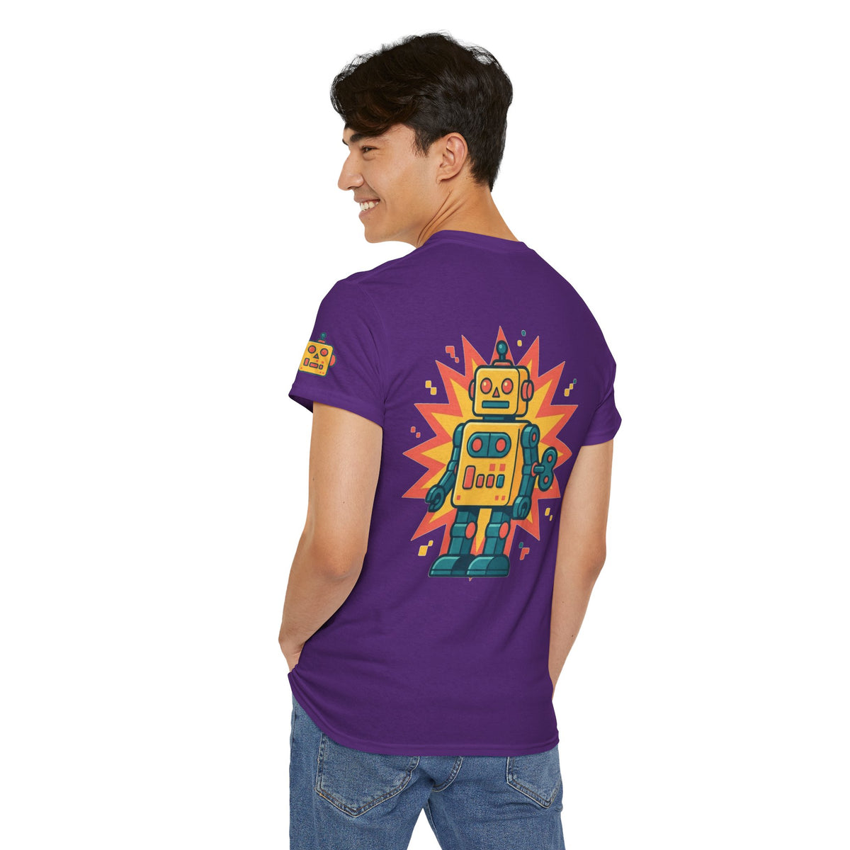 Color: Purple | Toy Robot Premium Graphic Tee