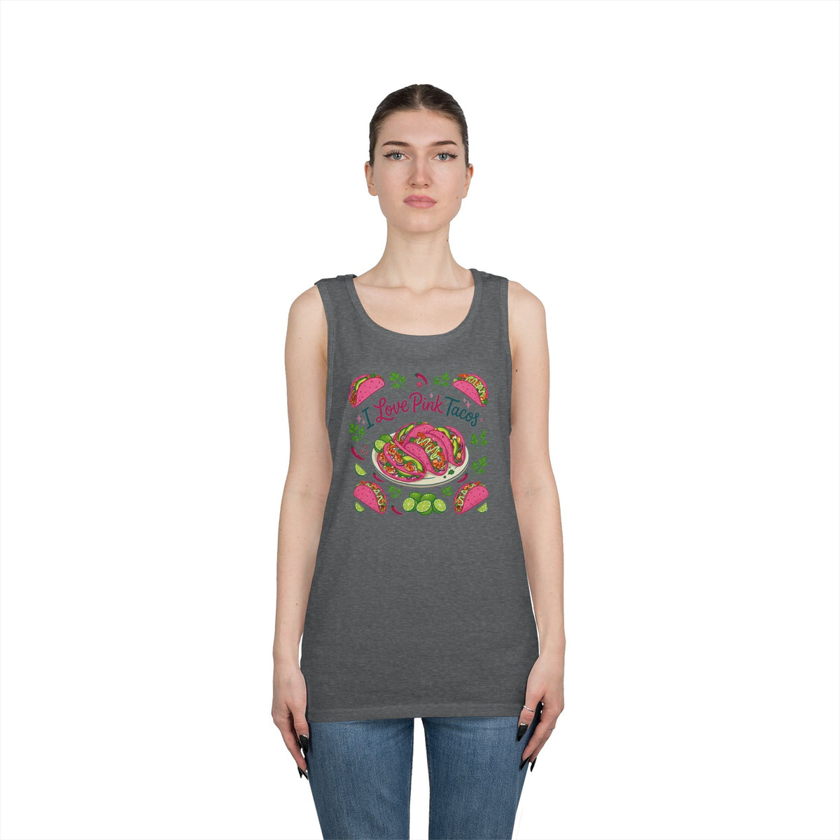 "I Love Pink Tacos" Tank Top