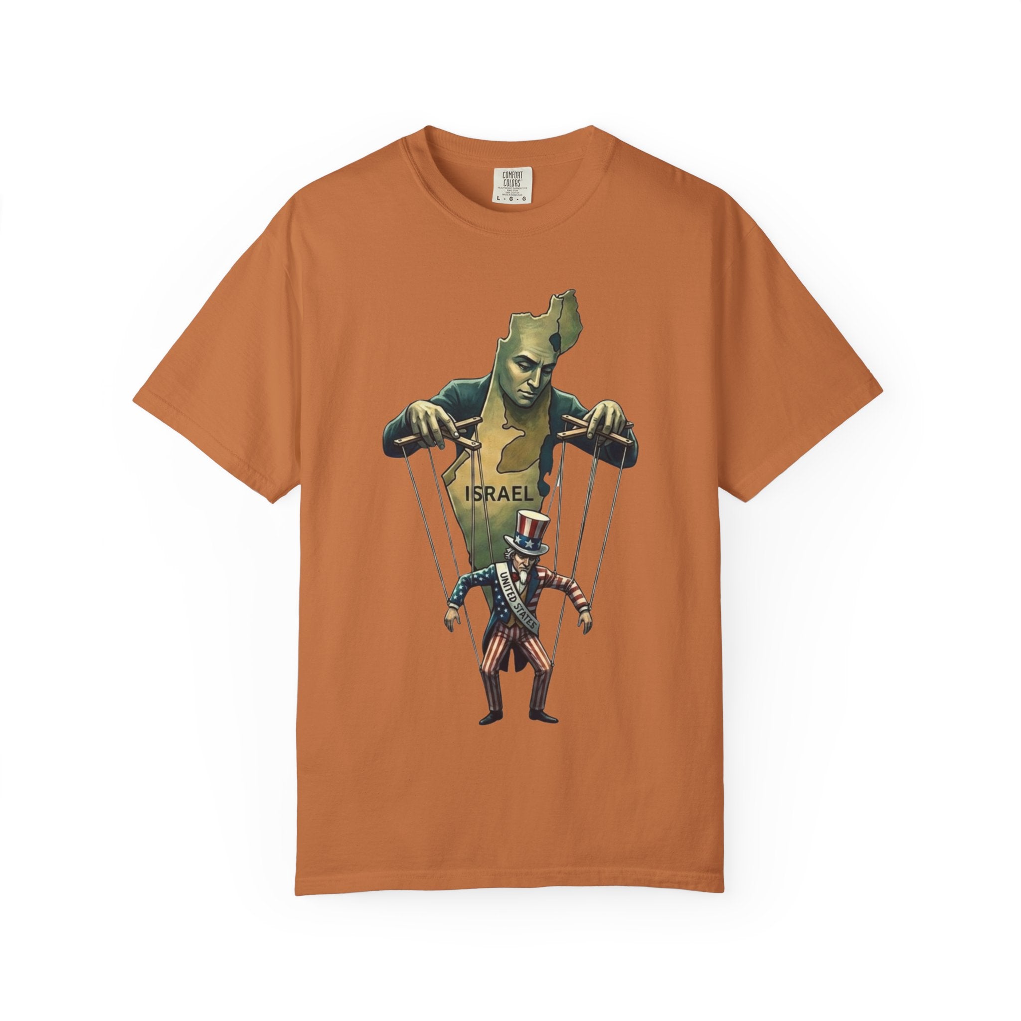 "The Global Puppet Master" Unisex Garment-Dyed T-shirt