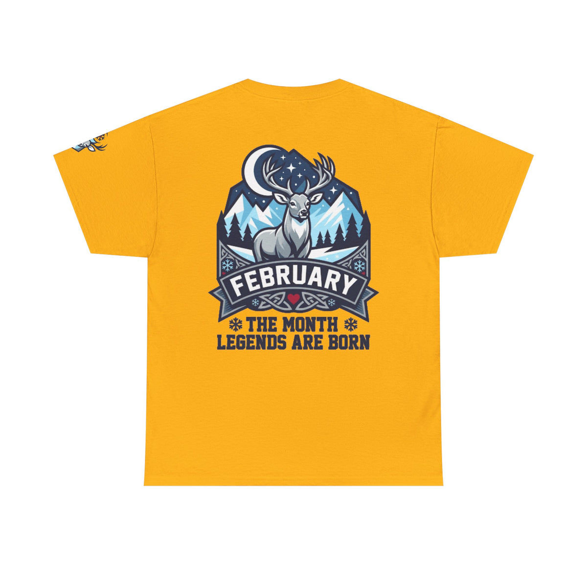 Color: Gold | February Legend Premium Graphic Tee