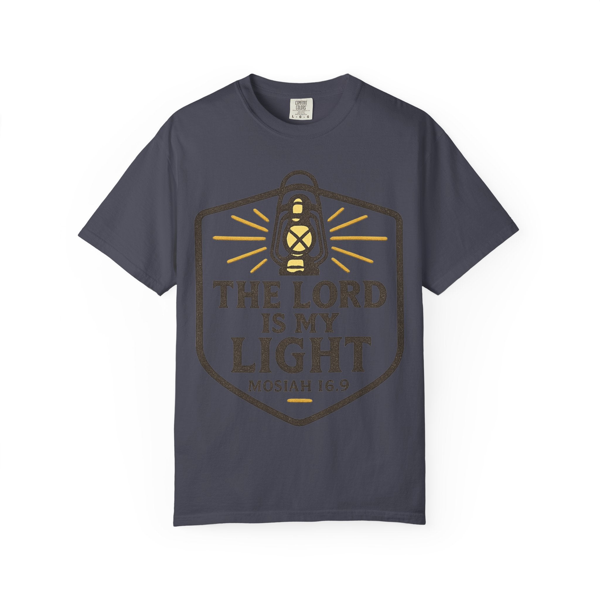 "The Lord is My Light" Unisex Garment-Dyed T-shirt