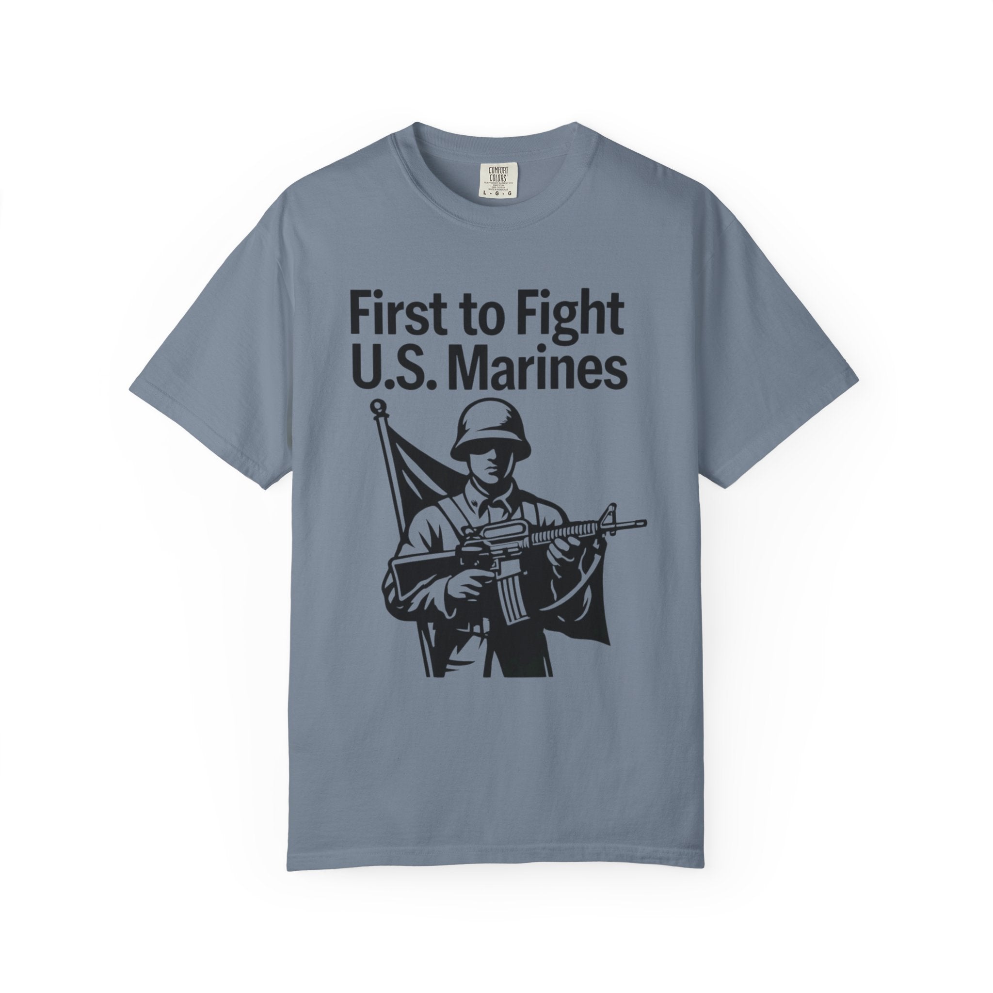 "First to Fight" Unisex Garment-Dyed T-shirt