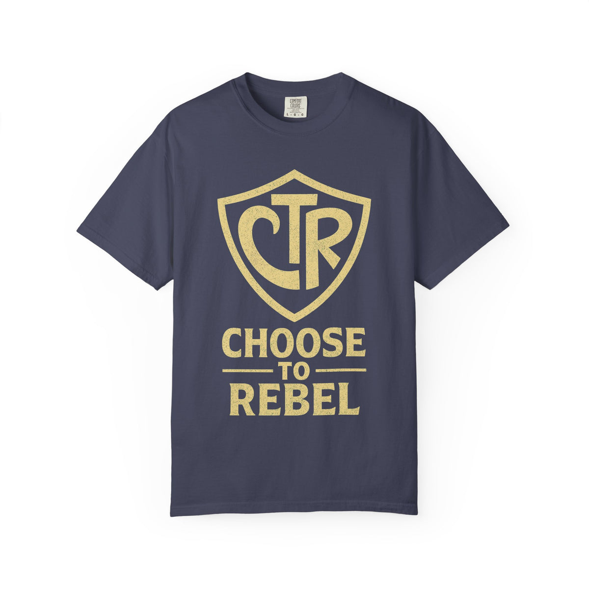 Color: Denim | CTR: Choose to Rebel Unisex Garment-Dyed T-shirt