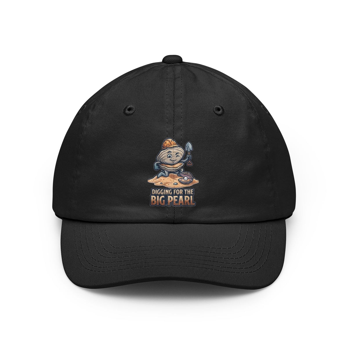 Color: Black | Digging For The Big Pearl Dad Hat